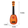 thumbnail image 3 of EGNMCR Kids Guitar Ukulele Beginner Musical Instrument 14 Inches With 4 Strings Mini Guitar For Skill Improving Kids Play Early Educational Pre School Children Toddler Children musical instruments, 3 of 7