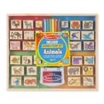 thumbnail image 1 of Melissa & Doug Deluxe Wooden Stamp Set-Animals - MD2394, 1 of 2