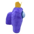 thumbnail image 4 of Among Us 6" Plush - Purple with Crown, 4 of 4