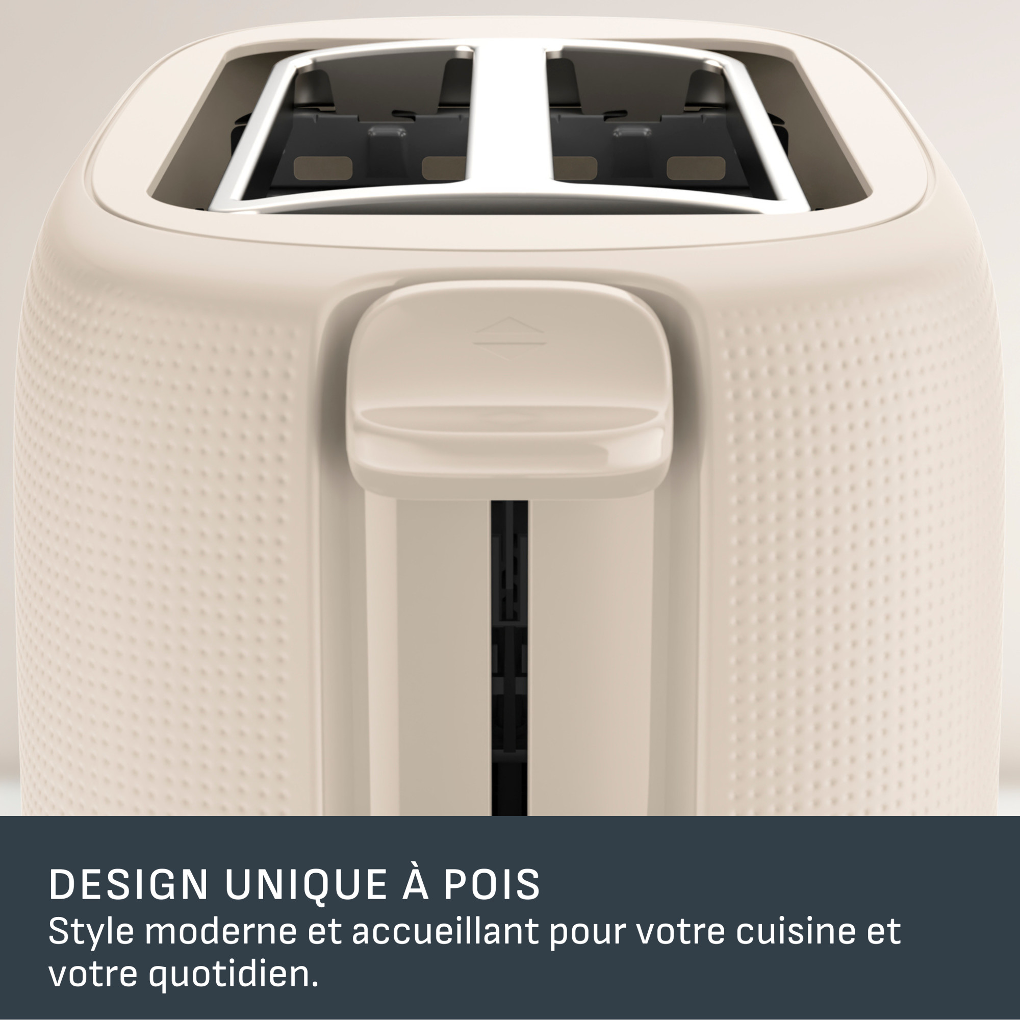 T-fal Morning Range 2 Slice Toaster with removable crumb tray and 7 browning levels