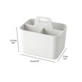 thumbnail image 2 of Serviteur de Douche Portable avec 3 Compartiments, Matériau Sûr, Organisateur de Rangement Gain de Place pour Dortoir, Étagère, Armoire, 2 of 8
