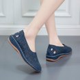 thumbnail image 3 of XZNGL Chaussures Plates pour Femmes à Talon Compensé Ajouré Décontractées Grande Pointure Chaussures Simples, 3 of 9