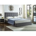 thumbnail image 2 of Grey Fabric Storage Bed w Hydraulic Lift - Queen, 2 of 2