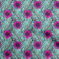 thumbnail image 1 of oneOone Tissu Polyester Lycra Rose Fuchsia Matériel de Robe Tropical Tissu Imprimé Tissu au Mètre 56 Pouces de Large, 1 of 5
