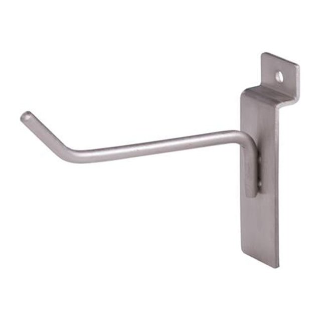 Econoco BQSWH4SN Crochet de 4 Po pour Paroi à Lattes, Nickel Satiné