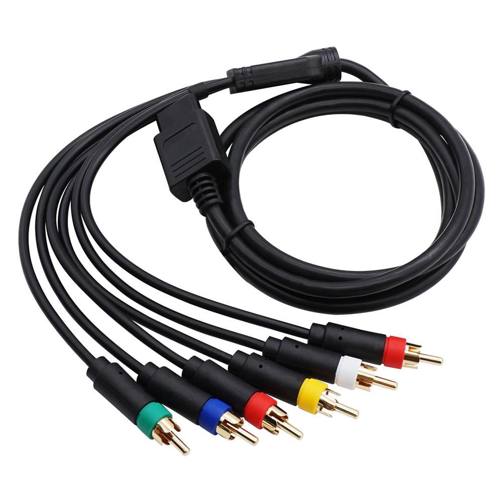 RGB/RGBS Composite Cable For N64 64 NGC/N64/SNES Video M6 New Consoles Hot X0N4