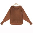 thumbnail image 5 of EGNMCR Cardigans pour Femmes, Chandails pour Femmes Mode Décontractée Unie Chandail à Manches Longues Col en V Chandail Femmes Chandail, 5 of 5