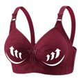 thumbnail image 1 of Fartey Plus Size Womens Push Up Bras High Support No Underwire Bra Full Coverage Everyday Bras Comfort Breathable Solid Color Daily Bra, 1 of 4