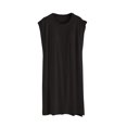 thumbnail image 1 of Japceit Chemises de Nuit pour Femmes, Chemisier pour Femmes Uni Décontracté Mode Col Rond Coupe Régulière Sans Manches Vêtements de Nuit Chemises de Sommeil, 1 of 9
