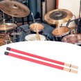 thumbnail image 3 of 2Pcs Drum Brush Drumstick Stick Mallet Bamboo Percussion Tool Instrument Accessory Set Kit, 3 of 8