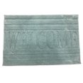 thumbnail image 2 of Tapis de bain en microfibre Home Decor Inc. Collection Naples – 50,8 x 76,2 cm, bleu clair, doux et absorbant, 2 of 3
