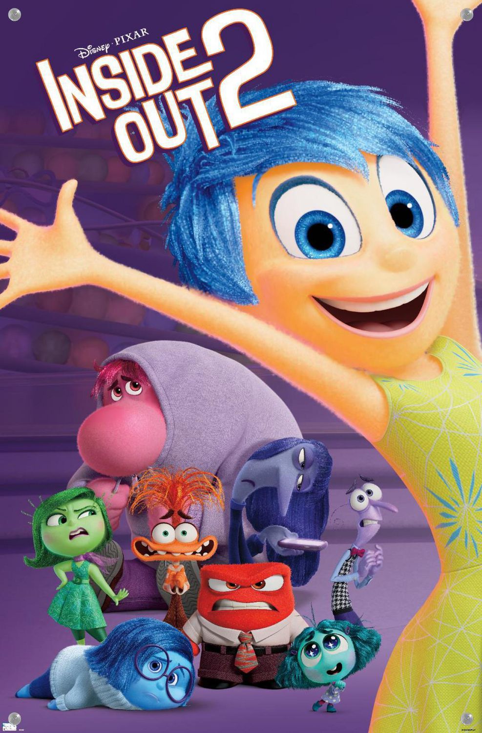 Disney Inside Out 2 - Group Wall Poster, 22.375" x 34"