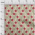 thumbnail image 1 of oneOone Tissu Polyester Lycra Imprimé Feuilles & Floral pour Couture BTY 56 Pouces de Large, 1 of 5