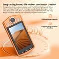 thumbnail image 4 of MUOXUEQN Flip Selfie Camera, 64MP Digital Camera with 3.5" Touchscreen, Dual-Color Fill Light, Bluetooth Remote, WiFi, Student Vlog Camera,, 4 of 8