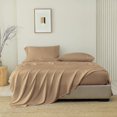 thumbnail image 1 of SGI Bedding 1000 TC Egyptian Cotton Bed Sheet Set - Full Size Sheets 1000 Count Sheets for Full Size Bed - Soft, Durable Sheets Cotton Sheets in 1000 TC 15" Deep Taupe, 1 of 6