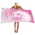 thumbnail image 4 of LSLJS Beach Towel Summer Beach Essentials Microfiber Beach Towels Super Lightweight Colorful Bath Towel Sandproof Beach Blanket Multi-Purpose Towel for Travel Swimming Pool 30x60 Inch, 4 of 4