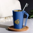 thumbnail image 2 of Sentmoon Mouthwash Cups 1 Toothbrush Cup Holders Shower Water Cup Toothbrush Cup with Handle Mouthwash Cup Toothpaste Travel Toothbrush Practical Storage Cup Plastic Cup Couple Home, 2 of 7