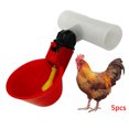 thumbnail image 3 of 5x Poultry Water Drinking Cups- Chicken Hen Automatic Drinker Drink Cup, 3 of 8