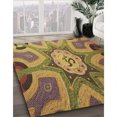 thumbnail image 3 of Ahgly Tapis Rectangulaire Lavable en Machine Intérieur Transitionnel Brun Selle, 5 Pieds x 8 Pieds, 3 of 7