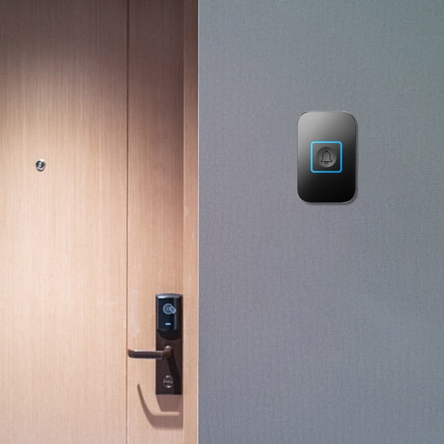 Kctiaxy Wireless Doorbell Home Doorbell Wireless Communication Digital Electronic Remote Control Electronic Doorbell Kitchen Appliances