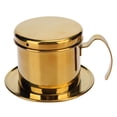thumbnail image 4 of Coffee Maker Pot, Durable Stainless Steel Reusable Portable Coffee Pot, for  Gold,Blue, 4 of 8