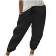 thumbnail image 1 of Birdeem Pantalons Décontractés Droits Imprimés Mode Été pour Femmes, 1 of 6