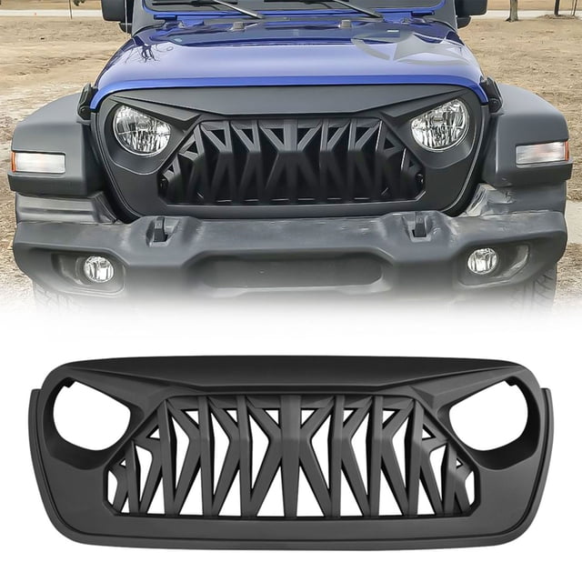 AMERICAN MODIFIED Shark Grille for 2018+ Wrangler JL & 2020+ Gladiator JT