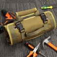 thumbnail image 4 of Decodeary Cloth Tool Tool Pouch Pouch And Multi-pocket Multi-pocket Access Tool khaki 1Set, 4 of 6