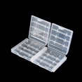 thumbnail image 4 of Loewten With Grooves Battery Case, Battery Storage Box For 5pcs AAA Batteries For 4pcs AA Batteries, 4 of 8