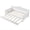 White, variant on Costway Twin Size Daybed with Trundle Solid Wood Sofa Bed with Slats Support Guest Bed Gray