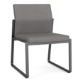 thumbnail image 1 of Gansett Reception Waiting Armless Guest Chair / Charcoal Steel / Light Gray, 1 of 7