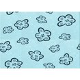 thumbnail image 1 of Ahgly Tapis Rectangulaire Électrique Bleu Lavable en Machine, 8 Pieds x 12 Pieds, 1 of 7