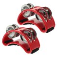 thumbnail image 3 of 2pcs Foot Tambourines Foot Bell Shaker Accompaniment Percussion Instrument Musical Instruments, 3 of 5