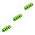 thumbnail image 2 of QualitChoice Silicone USB Cable Organizer Cable Winder Desktop Tidy Management Clips Cable Holder for Mouse Headphone Wire Organizer green 3Set, 2 of 6