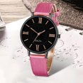 thumbnail image 2 of ATTOE Fashionable Classical Quartz Watch Business Style Unisex Couple Wristwatch Gift (Rose Red)-1916, 2 of 5