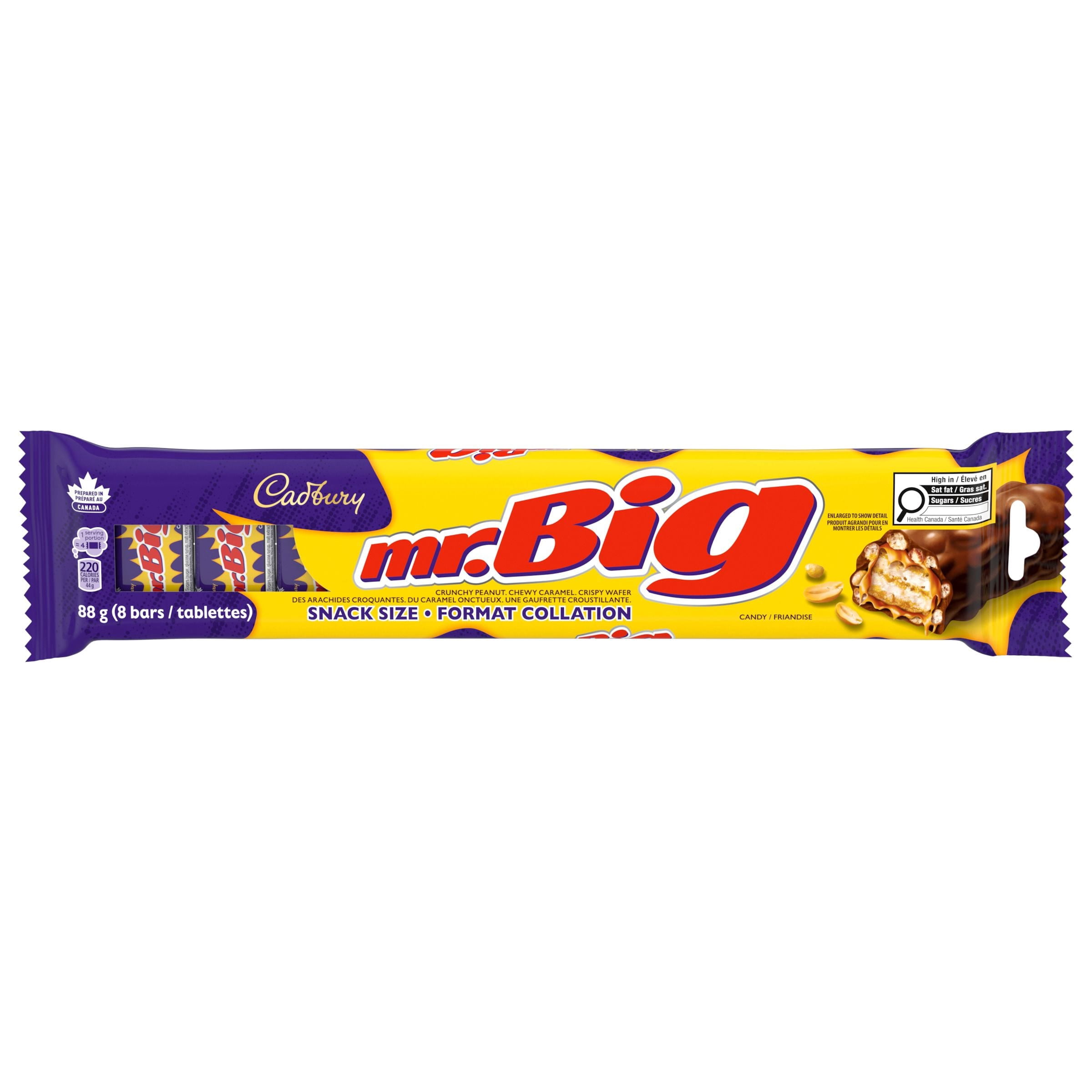 CADBURY MR. BIG, Chocolatey Candy Bar, Snack Size