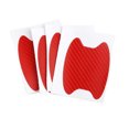 thumbnail image 1 of 4Pcs Universal Carbon Fiber Auto Door Handle Film Stickers Car Handle Anti Scratch Stickers, 1 of 5