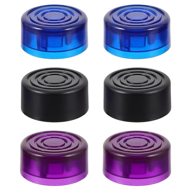 icolorfuled 6pcs Foot Nail Caps Electric Guitar Effect Pedal Guitar Protection Caps