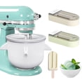 thumbnail image 1 of Ice Cream Maker Attachment for KitchenAid Stand Mixer,2 Quart Ice Cream Bowl Compatible with 4.5Qt and Larger Stand Mixers,Frozen Yogurt Ice Cream &, 1 of 6