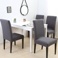 thumbnail image 3 of Ruiboury 4pack/lot Breathable Chair Covers For Dining - Ambiance Of Meals Chair Cover For Home Durable wine red 1 Pc, 3 of 6
