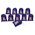 thumbnail image 4 of Darling Souvenir Licorne Bleue Anniversaire Personnalisée Fournitures de Fête Pochettes à Cordon Sacs à Cadeaux 15 Pcs, 4 of 5