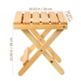 thumbnail image 2 of IFANLANDOR Wooden Folding Outdoor Side Table Sturdy Design Portable for Garden and Home, 2 of 8