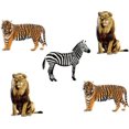 thumbnail image 2 of Eyelet Outlet Shape Brads 12/Pkg-Zebra, Lion & Tiger, 2 of 2