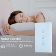 thumbnail image 4 of Wi-Fi Smart Dimmer Touch Switch Voice Control Compatible with Alexa Google Home APP Remote Control Schedule Family Share Light Control Touched Switch, 4 of 8