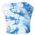 thumbnail image 4 of Tube Tops, Womens Printed Strapless Yoga Exercise Chest Wrap Pullover, 4 of 4