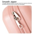 thumbnail image 4 of 14in Small Travel Hand Luggage Mini Carry On Luggage With Anti Slip Feet, Hard Shell Case With Large Capacity For Clothes, Shoes, Phones, Laptops, 4 of 8