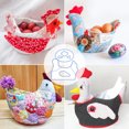 thumbnail image 4 of Birdeem Cute Eggs Basket Template Set,New Plastic Drawing Template, 4 of 12