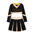 thumbnail image 3 of Aislor Uniforme de Cheerleading pour Filles Enfants Tenues de Cheer Patchwork Métallique Costume de Compétition Performance A04 6, 3 of 5