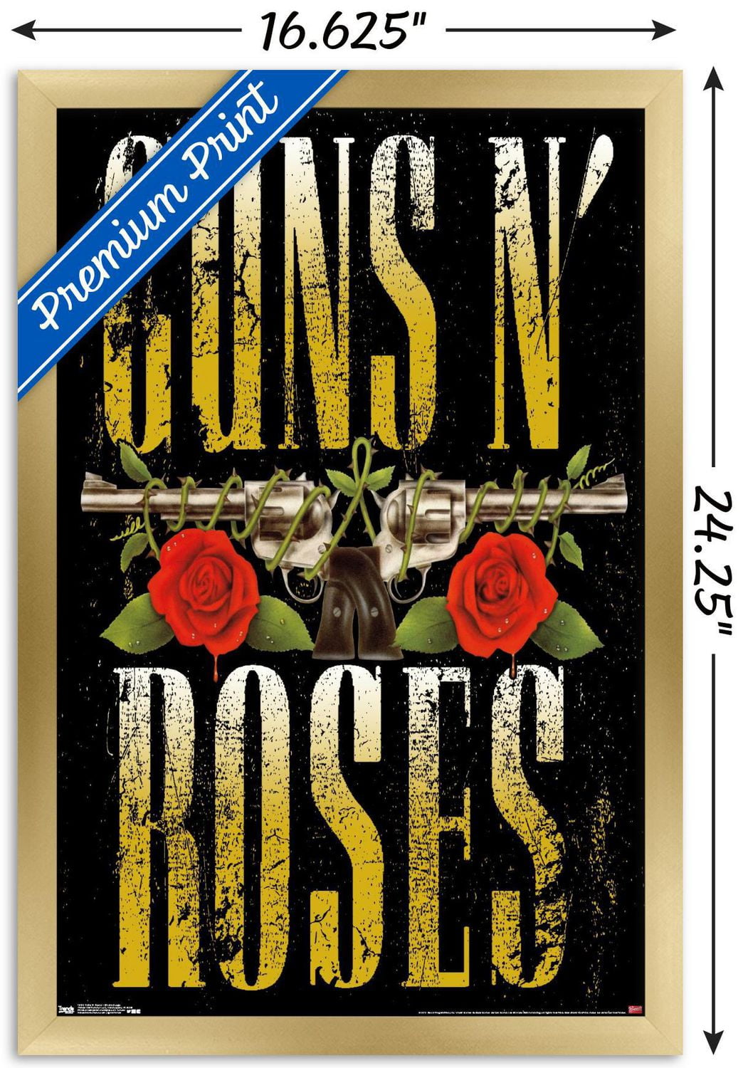 Guns N' Roses - Stacked Logo Wall Poster