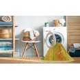 thumbnail image 2 of Ahgly Company Machine Washable Indoor Rectangle Transitional Banana Yellow Area Rugs, 5' x 8', 2 of 7